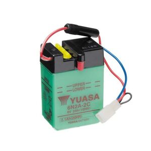 YUASA YUASA Konventionelt YUASA-batteri uden syrepakke - 6N2A-2C Batteri uden syrepakke