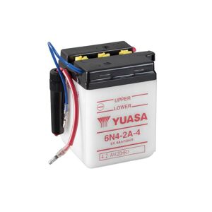 YUASA YUASA konventionelt YUASA-batteri uden syrepakke - 6N4-2A-4 Batteri uden syrepakke