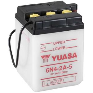 YUASA YUASA konventionelt YUASA-batteri uden syrepakke - 6N4-2A-5 Batteri uden syrepakke