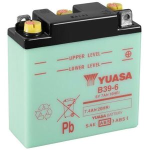 YUASA YUASA konventionelt YUASA-batteri uden syrepakke - B39-6 Batteri uden syrepakke