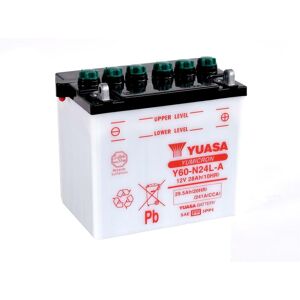 YUASA YUASA konventionelt YUASA-batteri uden syrepakke - Y60-N24L-A Batteri uden syrepakke
