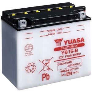 YUASA YUASA konventionelt YUASA-batteri uden syrepakke - YB16-B Batteri uden syrepakke