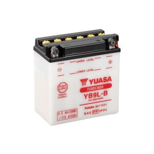 YUASA YUASA konventionelt YUASA-batteri uden syrepakke - YB9L-B Batteri uden syrepakke