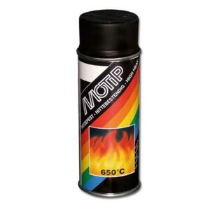 MOTIP-DUPLI Høj temperatur maling MOTIP Black - spray 400 ml