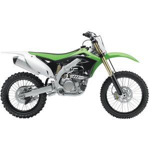 POLISPORT Original farve radiator gæller grøn/sort Kawasaki KX450F