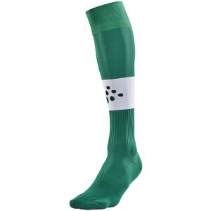 Craft 1905581 Squad Sock Contrast Unisex White/team Green 40/42