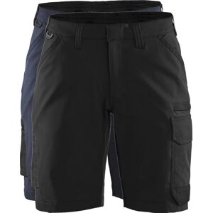 Blåkläder 7123 Dame Service Shorts 4-Vejs Stretch / Dame Service Shorts 4-Vejs Stretch - C40 - Mørk Marineblå/sort