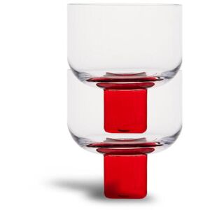 Byon Clear-Red Glass Victoria 2pcs/set Clear/red One Size