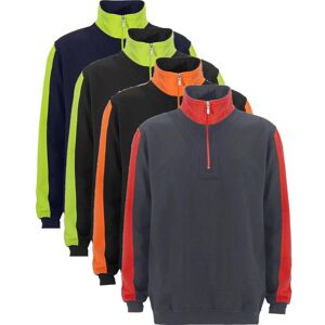 Graphix 163680 Modena Halfzip Black/orange 3xl