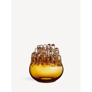 Kosta Boda Polar Votive Amber 200mm One Size