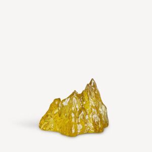 Kosta Boda The Rock Votive Yellow 91mm One Size