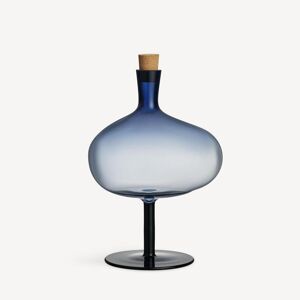 Kosta Boda Bod Bottle Midnight Blue 295mm One Size