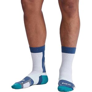 2XU Vectr Light Cushion Crew Sock Moonlight/Glacier S, MOONLIGHT/GLACIER