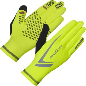 Gripgrab Running Expert Hi-Vis Touchscreen Winter Gloves Yellow Hi-Vis XS, Fluo Yellow