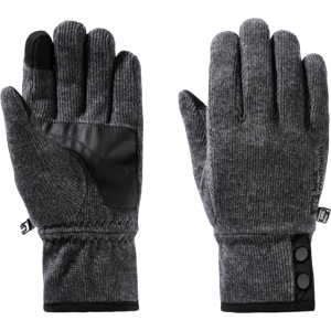 Jack Wolfskin Women's Winter Wool Glove Dark Grey L, Dark Grey