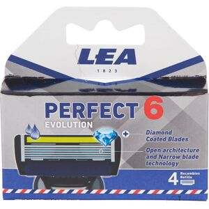 LEA Classic LEA Evolution 6, Cartridge med 4 barberblade (6+1 klinge)