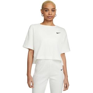 Nike Sportswear Ribbed Jersey Tshirt Damer Tøj Hvid L