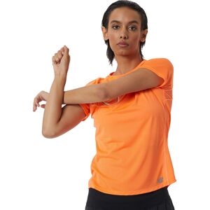 New Balance Printed Impact Run Tshirt Damer Tøj Orange Xl