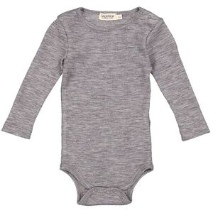 Marmar Body L/æ - Uld - Bense - Grey Melange - Marmar - 74 - Body L/æ