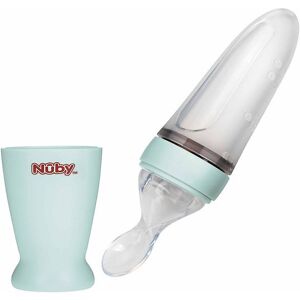 Nuby Madbeholder M. Ske - 90ml - Grøn - Nuby - Onesize - Børnebestik