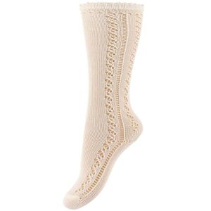 Marmar Knæstrømper - Pointelle - Gentle White - Marmar - 22/24 - Strømper