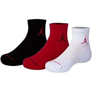 Jordan Strømper - 3-Pak - Jumpman Cushioned Ankle - Rød/hvid/sor - Jordan - 23,5/27 - Strømper