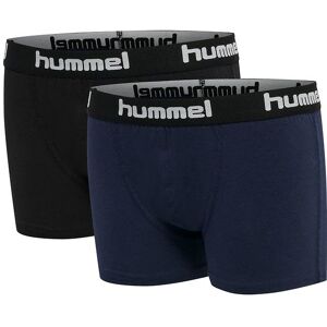 Hummel Boxershorts - Hmlnolan - 2-Pak - Black Iris - Hummel - 5-6 År (110-116) - Boxershorts