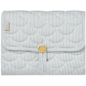 Cam Cam Pusleunderlag - Quilted - Classic Stripes Blue - Cam Cam - Onesize - Pusleunderlag