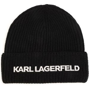 Karl Lagerfeld Hue - Strik - Sort M. Hvid - Karl Lagerfeld - 52-54 Cm - Hue