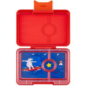 Yumbox Madkasse M. 3 Rum - Bento Snack - Roar Red - Polar Bear - Yumbox - Onesize - Madkasse