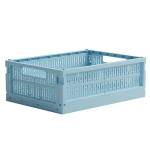 Made Crate Foldekasse - Midi - 33x24x13 Cm - Crystal Blue - Made Crate - Onesize - Foldekasse