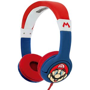 Otl Høretelefoner - Super Mario - Junior On-Ear - Mario - Rød/bl - Otl - Onesize - Høretelefon