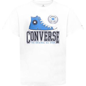 Converse T-Shirt - Script Sneaker - Hvid - Converse - 13-15 År (158-170) - T-Shirt