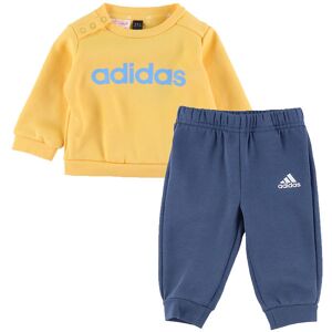 Adidas Performance Sweatsæt - I Lin Fl Jog - Blå/gul - Adidas Performance - 1 År (80) - Sweatsæt