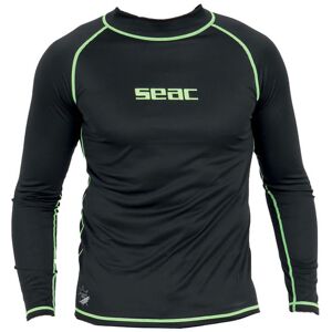 Seac Badebluse - T-Sun Long Man - Uv50+ - Sort - Seac - L - Large - Badetøj