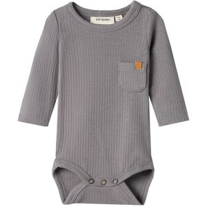 Lil Atelier Body L/æ - Rib - Nbmgio - Silver Filigree - Lil Atelier - 68 - Body L/æ