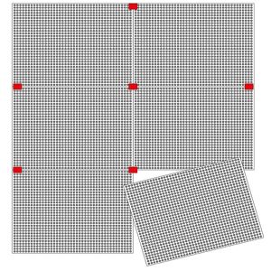 Quercetti Plader Til Stiftmosaik - 10 Stk M. Forbindelsesstykker - Quercetti - Onesize - Kreasæt