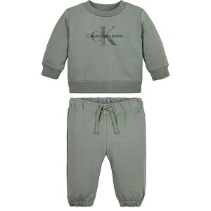 Klein Sweatsæt - Monogram - Meteor Green - Calvin Klein - 4 År (104) - Sweatsæt