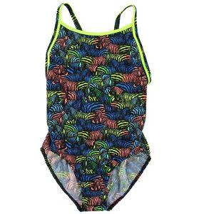 Funkita Badedragt - Eco Diamond Back - Uv50+ - Colour Run - Funkita - 18-20 År - Badetøj