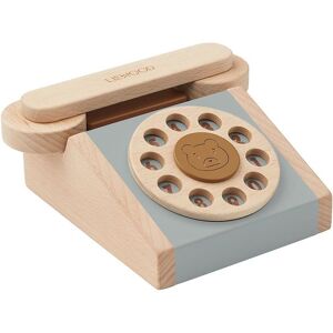 Liewood Trælegetøj - Selma - Classic Phone - Blue Fog Multi Mix - Liewood - Onesize - Telefon