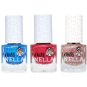 Miss Nella Neglelak - 3-Pak - Tickle Me Pink/abracadabra/blue Th - Miss Nella - Onesize - Neglelak