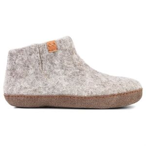 Green Comfort Everest Wool Uldtøfler Light Grey 35