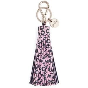 Firefly Refleks Soft Tassel Reflector Leopard Print Lilac