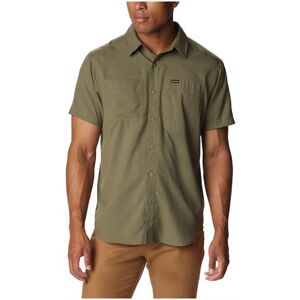 Columbia Sportswear Columbia Silver Ridge Utility Lite S/S Mens, Stone Green 6X