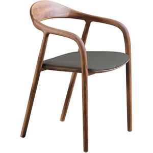 Artisan Neva Chair - Valnød - Sort Zenith Læder