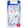 Anatomisk sut - Baby-Nova Sut Anatomisk Dekoration Silikone 6-18 Mdr. Str. 2 2 stk