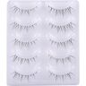 BATTERY Løsögonfransar Korta naturliga fransar Clear Band Lashes Pack Wispy