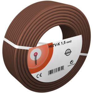 Manguera LEXMAN H07RV-K negro 3x1,5 mm² 5 m.