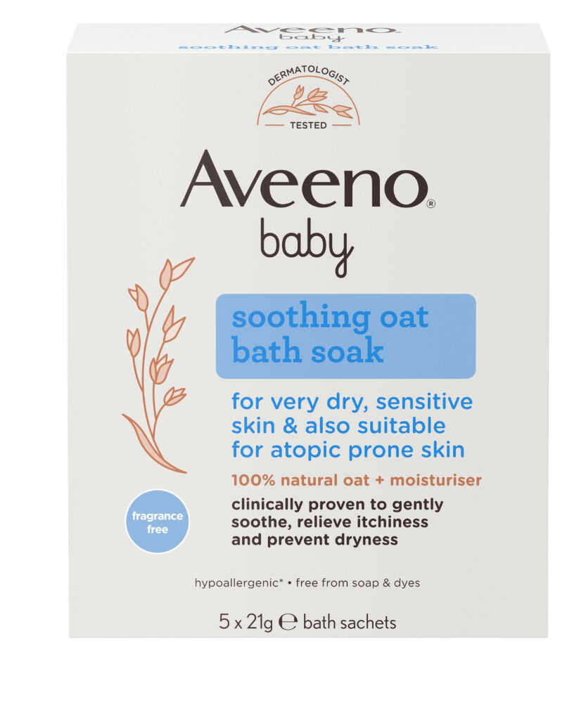 Aveeno Baby Polvo de Baño de Avena Suave - 21g (X5 Unidades)