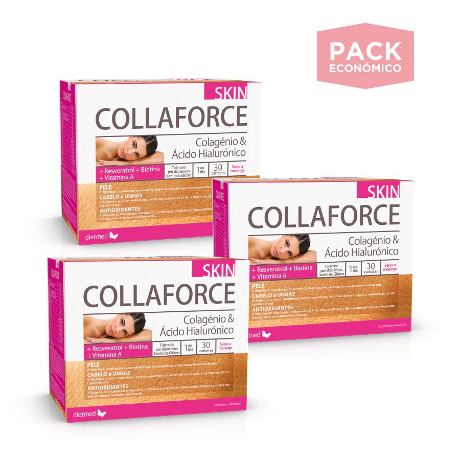 Dietmed Collaforce Skin Morango Saquetas 3x30